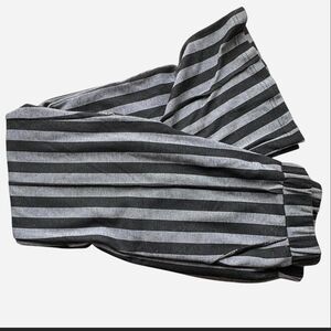 Cider Black and Gray Striped Apparel